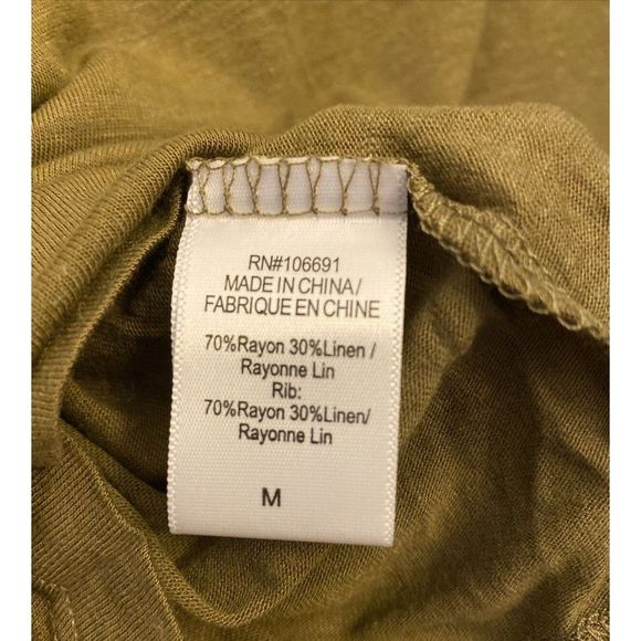 Young Fabulous & Broke Women Green Long Sleeve T-Shirt Sz Medium - Picture 6 of 7